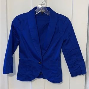 Royal blue blazer